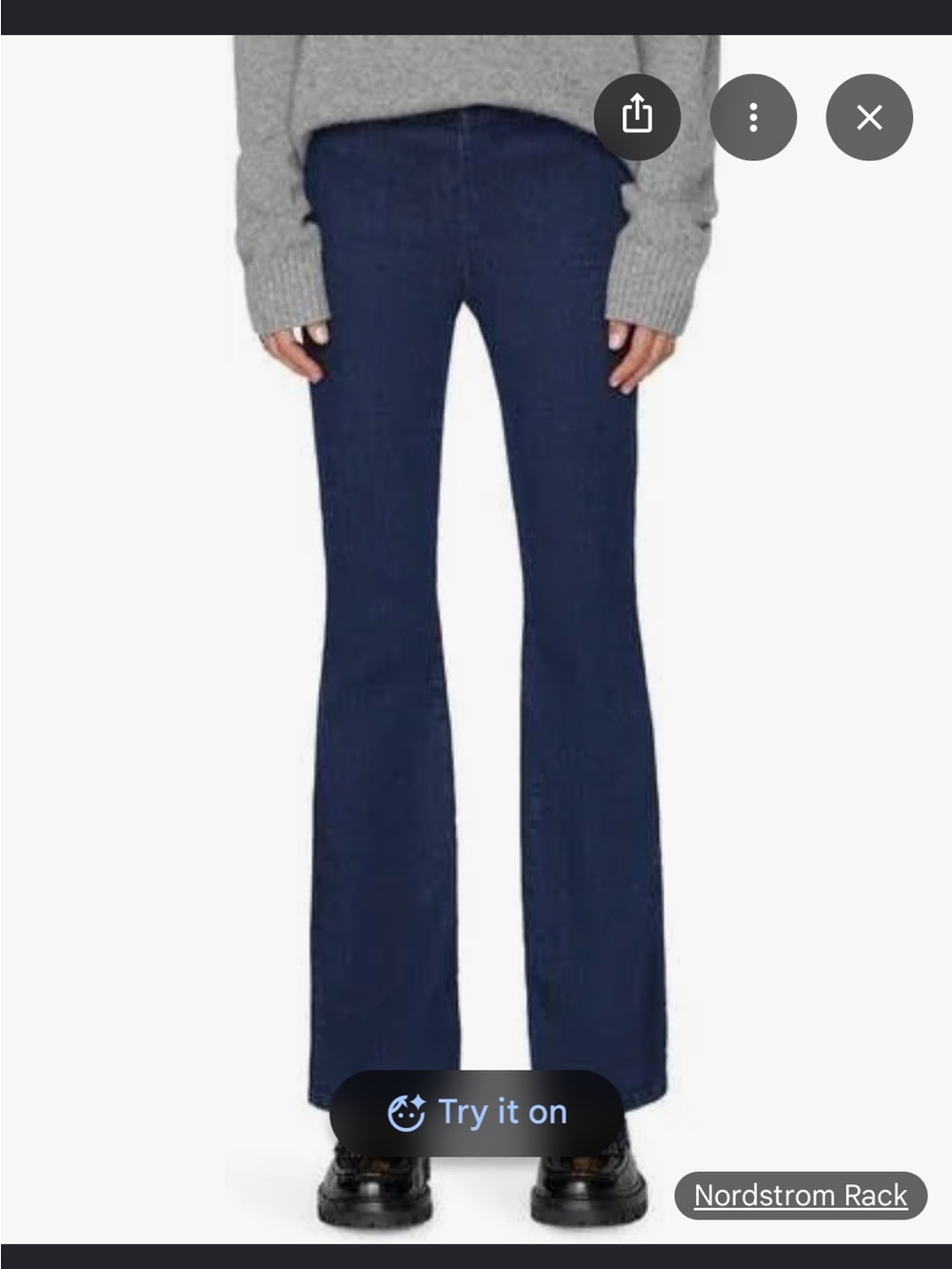 Frame Denim Jet set Bootcut Jeans in Deep Navy